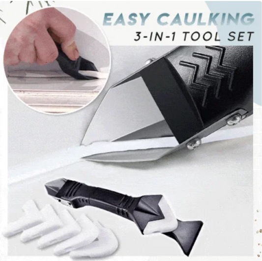 Ultimate 3 in 1 Silicone Removal and Caulking Tool Kit