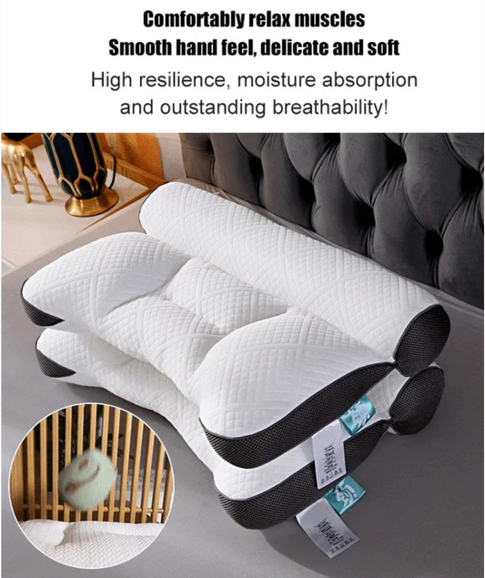 Ergonomic Goose Down Pillow - Neck Support Back Traction Pillow test