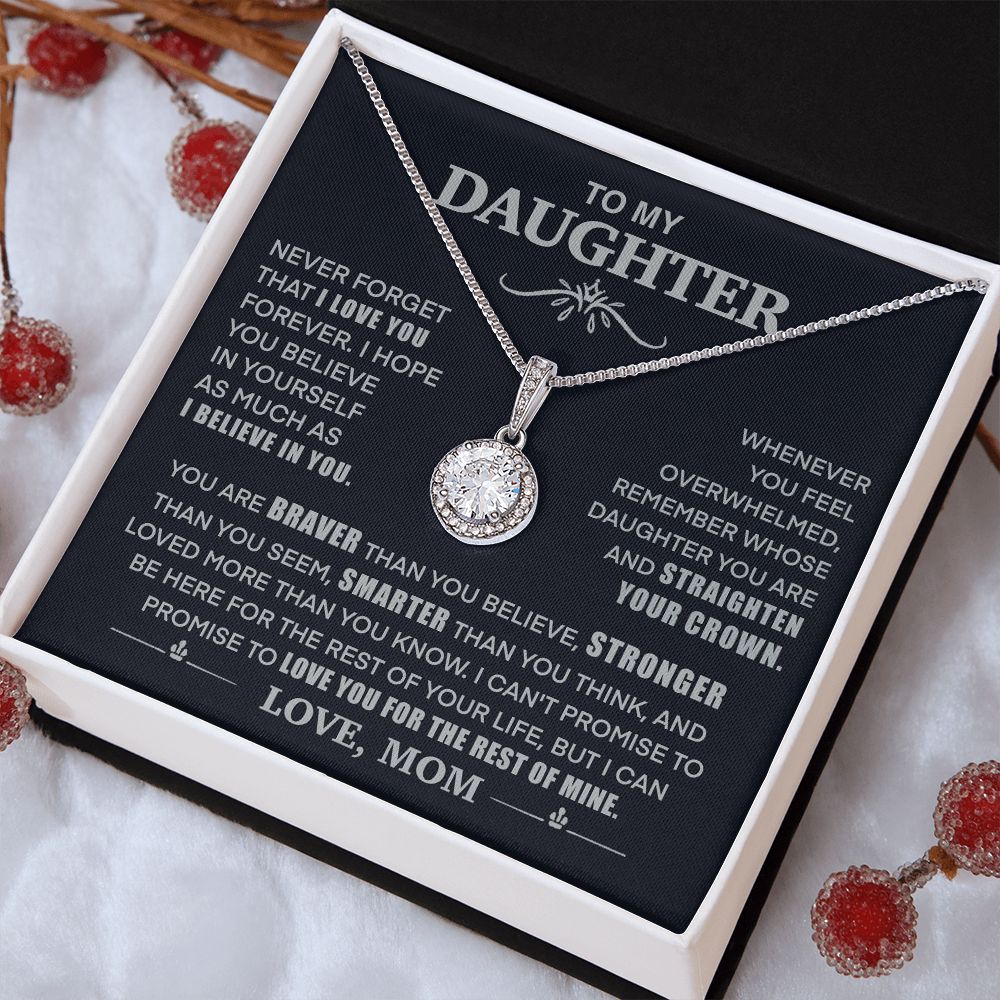  Special Single mom Crown Pendant Necklace, May your