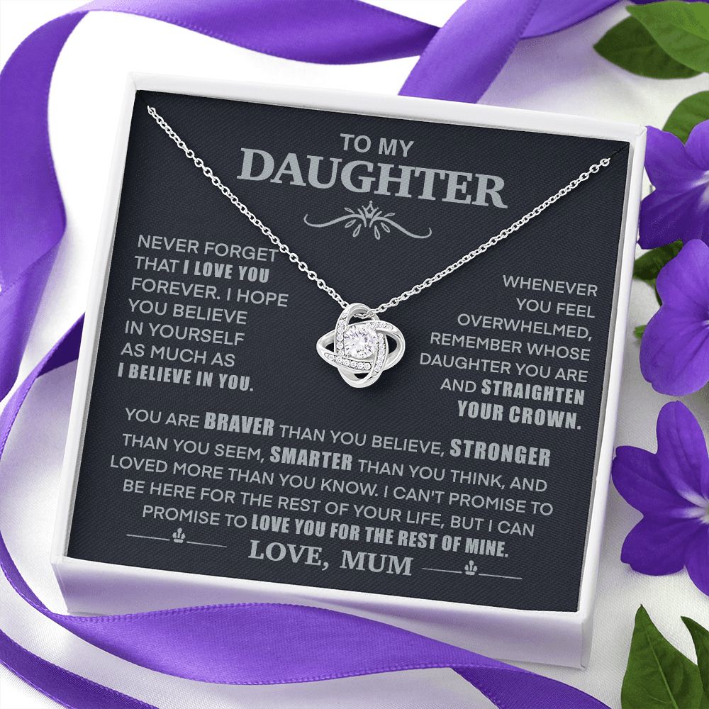 Daughter gift- Alluring Beauty necklace- From Mom – Family Love Tree