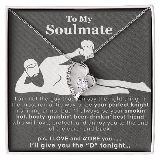 To My Soulmate - "Give D Tonight" Forever Love Necklace